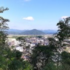 ⑧	本丸から見えた有子山（出石城・有子山城）