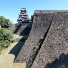 ②	二様の石垣（空中回廊より）