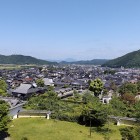 ⑦	稲荷曲輪から見た出石の街並み