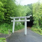 ④北曲輪側の登城口付近