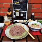 ⑦きびそばとたこめし＆地ビール