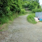 ⑥山への進入口