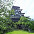 ①東小天守跡から撮った天守閣
