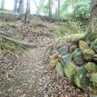 ⑥登城路の石垣