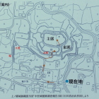 上ノ郷城跡縄張り図
