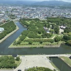 外から見た五稜郭