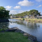 五稜郭を囲む水堀
