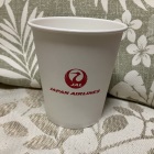 機内で出された紙コップ