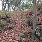 北尾根へ続く虎口