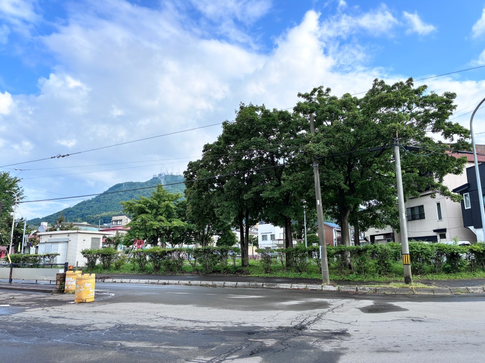 説明板のある公園