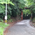 北側の切り通し
