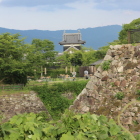 本丸石垣と追手向櫓を望む