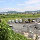 二見城址東の吉野川方向