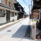 五條新町通りを東に向いて