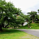 二ノ丸外北門跡の土塁