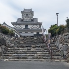 模擬天守を正面から