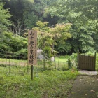 獣避けの柵で囲まれる