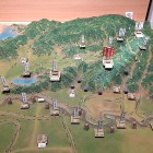 ⑩	鳥取城包囲網ジオラマ（鳥取市歴史博物館より）