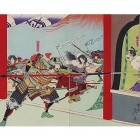 ⑩	本能寺の絵図（信長に槍で傷を負わせる安田国継）