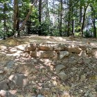 ②	山崎城本丸にある天守台