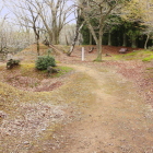 主郭北側の馬出(主郭から)