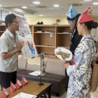 西方城跡について解説のようす