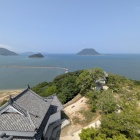 天守からの景色（玄界灘）