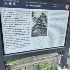 郡上八幡城説明文。