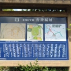 侍屋敷跡(駐車場)の説明板