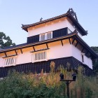 ⑤	夕陽に映える潮見櫓