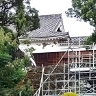⑥	本丸御殿の壁の新たな亀裂や剝落ちた跡