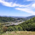 ⑧	本丸から見た徳島市街と遠くは淡路島
