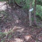 土橋のある堀切