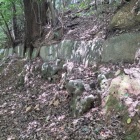 山頂部付近の列石