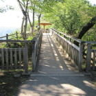 水の手展望台への架橋