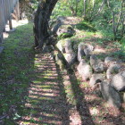 水の手不明御門石垣北側