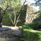 本丸石垣塁北面と北虎口