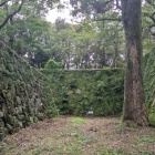 本丸と北の丸の間の堀切