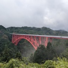 おろちループの赤い橋