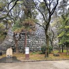 ⑥	山里丸から見た詰ノ丸北面（豊臣天守跡）と秀頼自刃の地