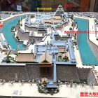 ③	豊臣期の大坂城模型