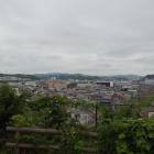 衣笠城方面を望む