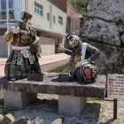 吉備津彦の命と温羅像