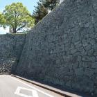 二の丸北東面の高石垣