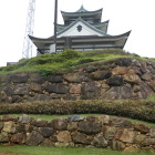 再現された石垣