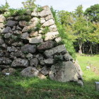 南東角の南面初期算木積石垣