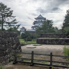 虎口から天守を望む