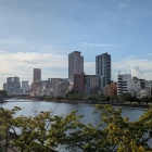 近くを流れる大川