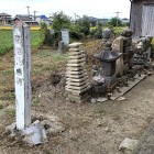 ⑤	蒲池鑑盛と蒲池一族の墓